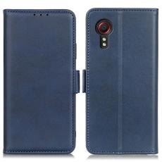  Samsung Galaxy Xcover 7 Fodral L&auml;der Bl&aring; - Teknikhallen.se