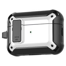  AirPods Pro 3 Skal Shockproof Hybrid Armor Vit - Teknikhallen.se