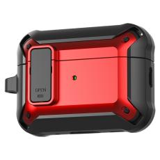  AirPods Pro 3 Skal Shockproof Hybrid Armor R&ouml;d - Teknikhallen.se