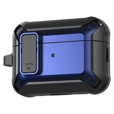  AirPods Pro 3 Skal Shockproof Hybrid Armor Bl&aring; - Teknikhallen.se