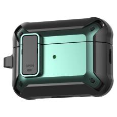  AirPods Pro 3 Skal Shockproof Hybrid Armor Gr&ouml;n - Teknikhallen.se