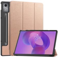  Lenovo Idea Tab Pro Fodral Tri-Fold L&auml;der Ros&eacute;guld - Teknikhallen.se