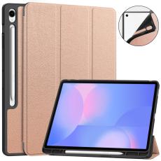  Samsung Galaxy Tab S10 FE Plus Fodral Tri-Fold Pennh&aring;llare - Teknikhallen.se