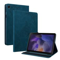  Samsung Galaxy Tab A11 / A9 Fodral Butterfly Flower Bl&aring; - Teknikhallen.se