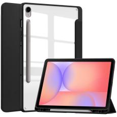  Samsung Galaxy Tab S10 Lite Fodral Tri-Fold Hybrid Svart - Teknikhallen.se