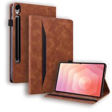  Samsung Galaxy Tab S11 Ultra Fodral Med Frontficka Brun - Teknikhallen.se