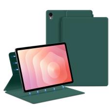  Samsung Galaxy Tab S11 Fodral Magnetiskt Gr&ouml;n - Teknikhallen.se