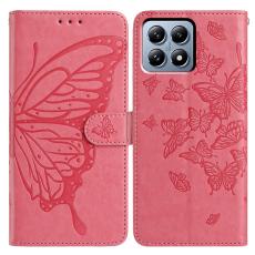 Xiaomi 15T Fodral Med Fj&auml;ril Tryck Rosa - Teknikhallen.se