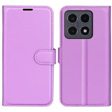  Xiaomi 15T Fodral Litchi L&auml;der Lila - Teknikhallen.se
