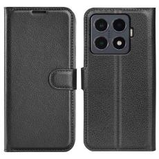  Xiaomi 15T Pro Fodral Litchi L&auml;der Svart - Teknikhallen.se