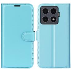  Xiaomi 15T Pro Fodral Litchi L&auml;der Bl&aring; - Teknikhallen.se