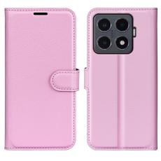 Xiaomi 15T Pro Fodral Litchi L&auml;der Ljus Rosa - Teknikhallen.se