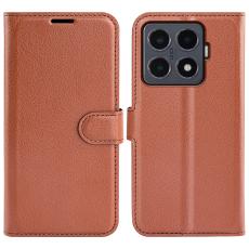  Xiaomi 15T Pro Fodral Litchi L&auml;der Brun - Teknikhallen.se