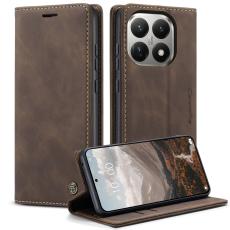 CASEME CASEME Xiaomi 15T Fodral Flip Retro L&auml;der Brun - Teknikhallen.se