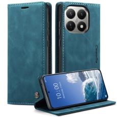 CASEME CASEME Xiaomi 15T Fodral Flip Retro L&auml;der Bl&aring; - Teknikhallen.se