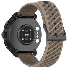  Klockarmband 22 mm Quick Release Silikon Brun - Teknikhallen.se