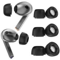 AHASTYLE AHASTYLE 3-PACK &Ouml;ronpluggar F&ouml;r Galaxy Buds 3 Pro Svart - Teknikhallen.se