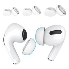 AHASTYLE AHASTYLE 3-PACK AirPods Pro 2/1 &Ouml;ronpluggar Silikon Vit - Teknikhallen.se