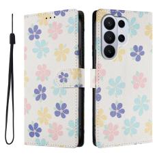  Samsung Galaxy S26 Ultra Fodral Med Tryck F&auml;rgglada Blommor - Teknikhallen.se