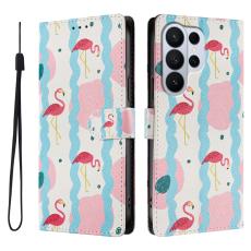  Samsung Galaxy S26 Ultra Fodral Med Tryck Flamingos - Teknikhallen.se