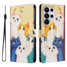  Samsung Galaxy S26 Ultra Fodral Med Tryck Katter - Teknikhallen.se