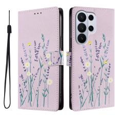  Samsung Galaxy S26 Ultra Fodral Med Tryck Lavendel - Teknikhallen.se