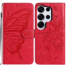  Samsung Galaxy S26 Ultra Fodral Fj&auml;ril Tryck R&ouml;d - Teknikhallen.se