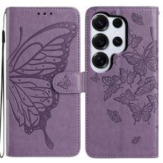  Samsung Galaxy S26 Ultra Fodral Fj&auml;ril Tryck Lila - Teknikhallen.se