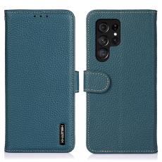 KHAZNEH KHAZNEH Samsung Galaxy S26 Ultra Fodral &Auml;kta L&auml;der Gr&ouml;n - Teknikhallen.se
