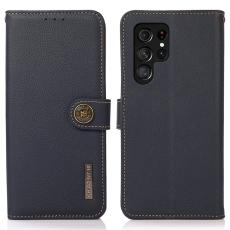 KHAZNEH KHAZNEH Samsung Galaxy S26 Ultra Fodral &Auml;kta L&auml;der Bl&aring; - Teknikhallen.se