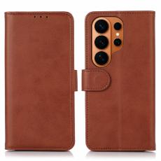  Samsung Galaxy S26 Ultra Fodral L&auml;der Brun - Teknikhallen.se