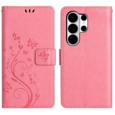  Samsung Galaxy S26 Ultra Fodral Med Blommigt Tryck Rosa - Teknikhallen.se