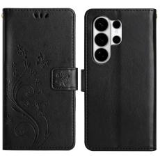  Samsung Galaxy S26 Ultra Fodral Med Blommigt Tryck Svart - Teknikhallen.se