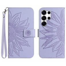  Samsung Galaxy S26 Ultra Fodral Solros Tryck Lila - Teknikhallen.se