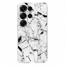  Samsung Galaxy S26 Ultra Skal Marmor TPU Vit - Teknikhallen.se
