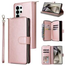  Samsung Galaxy S26 Ultra Fodral Multifuntionellt L&auml;der Ros&eacute;guld - Teknikhallen.se