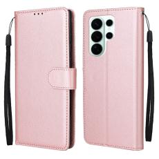  Samsung Galaxy S26 Ultra Fodral L&auml;der Ros&eacute;guld - Teknikhallen.se