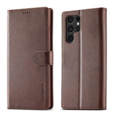 LC.IMEEKE LC.IMEEKE Samsung Galaxy S26 Ultra Fodral L&auml;der Brun - Teknikhallen.se