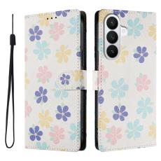  Samsung Galaxy S26 Fodral Med Tryck Blommor - Teknikhallen.se