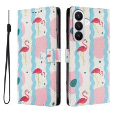  Samsung Galaxy S26 Fodral Med Tryck Flamingos - Teknikhallen.se