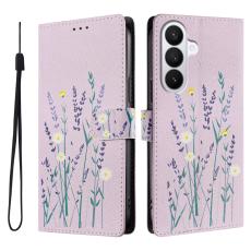  Samsung Galaxy S26 Fodral Med Tryck Lavendel - Teknikhallen.se