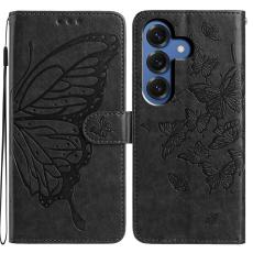  Samsung Galaxy S26 Fodral Fj&auml;ril Tryck Svart - Teknikhallen.se