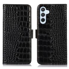  Samsung Galaxy S26 Fodral RFID &Auml;kta L&auml;der Krokodil Textur - Teknikhallen.se