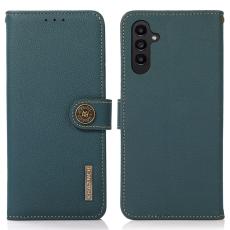 KHAZNEH KHAZNEH Samsung Galaxy S26 Fodral &Auml;kta L&auml;der Gr&ouml;n - Teknikhallen.se