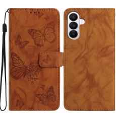  Samsung Galaxy S26 Fodral Fj&auml;ril Tryck Brun - Teknikhallen.se