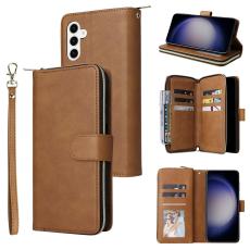  Samsung Galaxy S26 Fodral Multifunktionellt Brun - Teknikhallen.se