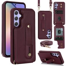  Samsung Galaxy S26 Skal Multifunktionellt L&auml;der Vinr&ouml;d - Teknikhallen.se