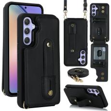  Samsung Galaxy S26 Skal Multifunktionellt L&auml;der Svart - Teknikhallen.se