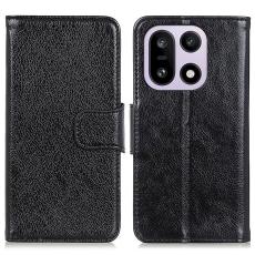  OnePlus 15 Fodral L&auml;der Nappa Textur Svart - Teknikhallen.se