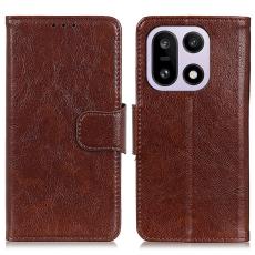  OnePlus 15 Fodral L&auml;der Nappa Textur Brun - Teknikhallen.se